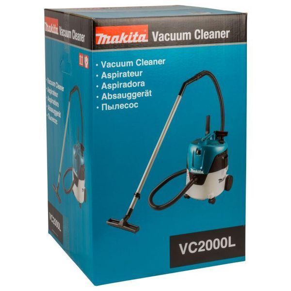 Мощный профессиональный вакуумный промышленный пылесос для уборки Makita VC2000L: 1000 Вт, 20л - 36 месяцев VC2000L фото
