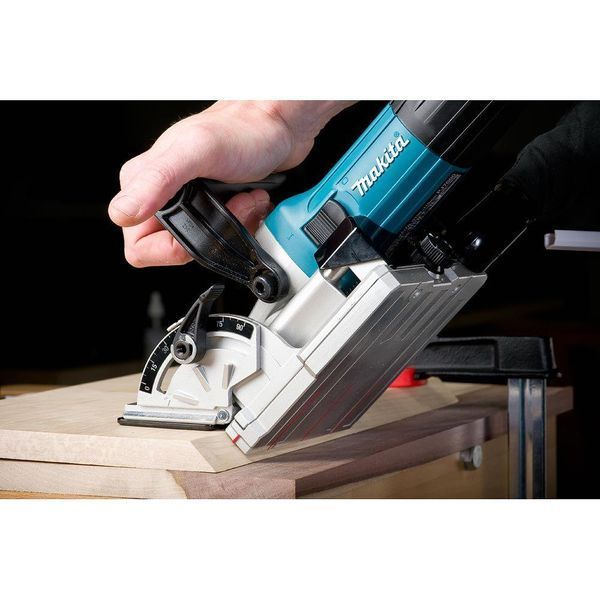 Купити Професійний фрезер ламельний для шкантів і пазів MAKITA PJ7000J : 710 Вт фрезер для плоских роз'ємів в кейсі в Україні у Tools Store