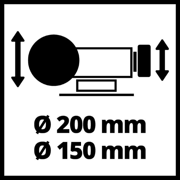 Мощный точильный станок Einhell TC-WD 200/150 4417242 фото