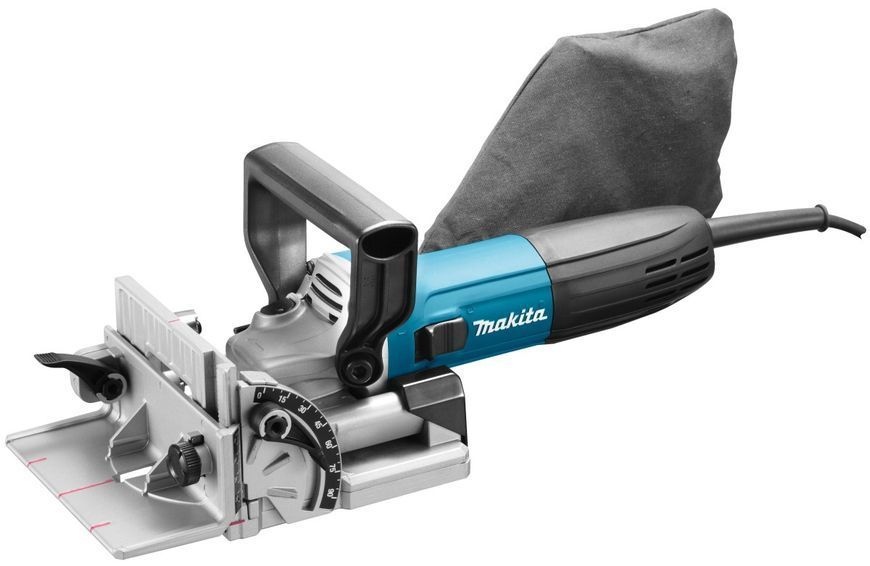 Купити Професійний фрезер ламельний для шкантів і пазів MAKITA PJ7000J : 710 Вт фрезер для плоских роз'ємів в кейсі в Україні у Tools Store