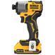 Шурупокрут акумуляторний імпульсний DEWALT DCF840NT (18В/каркас/кейс/192Нм) - фото товару DCF840NT