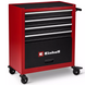 Инструментальная тележка для инструментов на колесах 5 секций Einhell TC-TW 100 ящик для инструмента (4510170) - фото товара 4510170