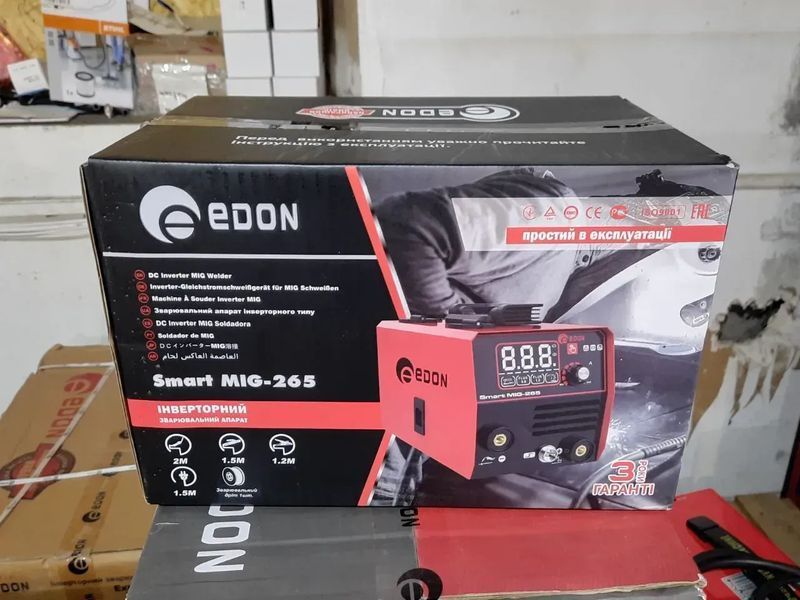 Купити Напівавтомат зварювальний EDON SmartMIG-265 в Україні у Tools Store