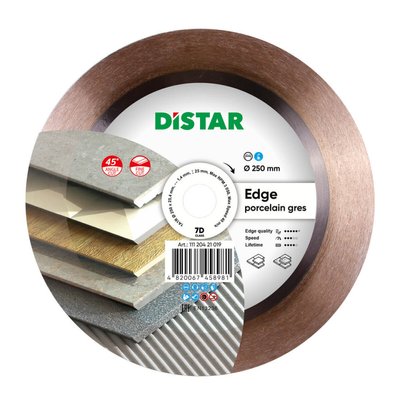 Диск алмазний відрізний Distar EDGE 7D - 250 x 25.4 (11120421019) 11120421019 фото