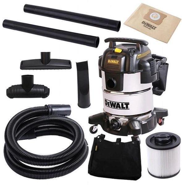 Профессиональный промышленный пылесос DeWALT DXV30SAPTA-QT : 750 Вт, 30 л, 2400 л/мин DXV30SAPTA фото