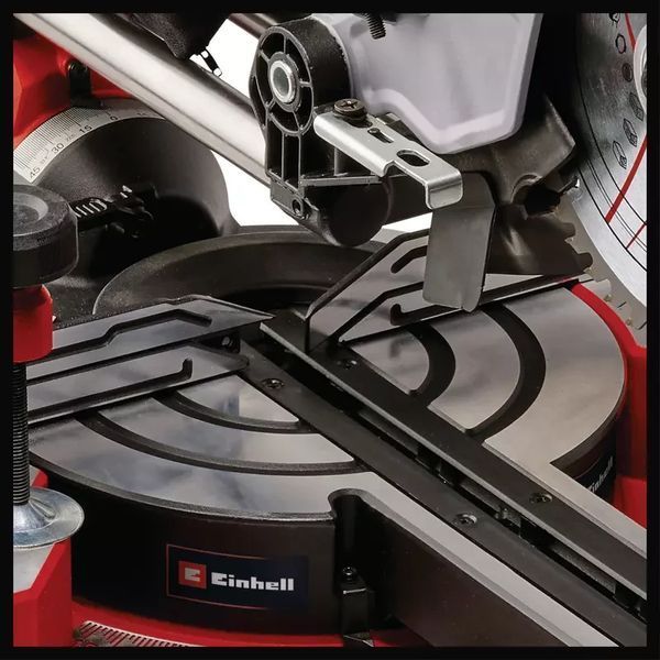 Мощная торцовочная пила с протяжкой и лазером Einhell TE-SM 8 L Dual: диск 216 мм, 1800Вт, 5000 об/мин 4300866 фото