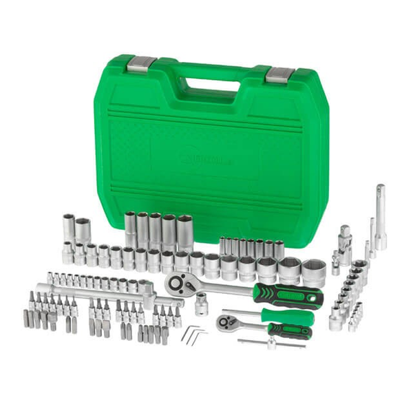 Качественный набор инструментов 1/2" & 1/4" 108 ед. INTERTOOL ET-6108SP ET-6108SP фото