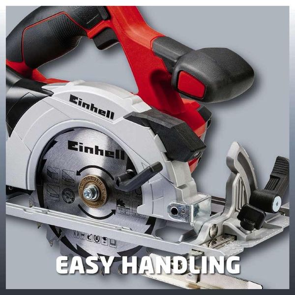 Набор Пила циркулярная Einhell TE-CS 18 Li-Solo + зарядное устройство и аккумулятор 18V 2,5 Ah 1312 фото