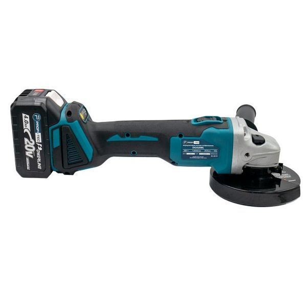 Купити Шліфмашина кутова акумуляторна PROFI-TEC DGA20BL 006593 (2акум.20В 4Aг PT2040EP/зарядний/кейс) в Україні у Tools Store