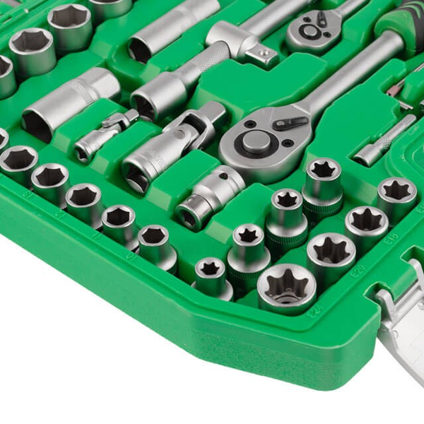 Качественный набор инструментов 1/2" & 1/4" 108 ед. INTERTOOL ET-6108SP ET-6108SP фото