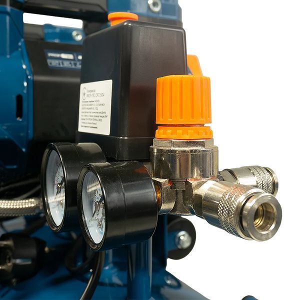 Купити Компресор 50л PROFI-TEC OFC-50.4 007822 (3.0кВт/475л/хв /4 циліндра/безмасляний) в Україні у Tools Store