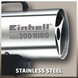 Потужний обігрівач газовий Einhell HGG 300 Niro : без АКБ, 30 кВт, тиск 1.5 бар, витрата повітря 1000 м3 / г (2330910) 2330910 фото 2