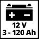 Автомобильное зарядное устройство для аккумулятора Einhell CE-BC 4 M : 12V, 3-120 Ah (1002225) 1002225 фото 9