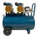 Компресор 50л PROFI-TEC OFC-50.4 007822 (3.0кВт/475л/хв /4 циліндра/безмасляний) - фото товару 007822