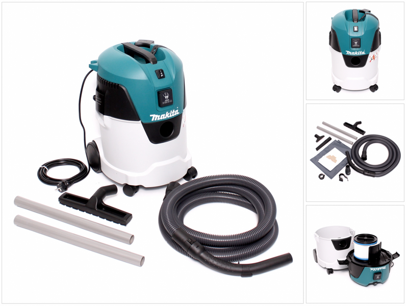 Пылесос строительный Makita VC2512L, 1000Вт, 25л (VC2512L) 1013 фото