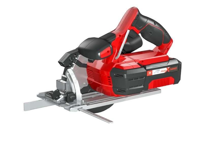 Набор Пила циркулярная Einhell TE-CS 18 Li-Solo + зарядное устройство и аккумулятор 18V 2,5 Ah 1312 фото