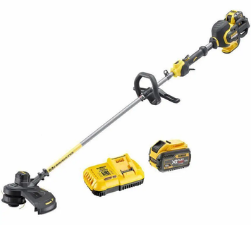 Купити Професійна акумуляторна безщіткова коса (тример) DeWALT DCM571X1 : з Li-Ion 54 V, 3 Ач, 5600 об/хв, ніж і жилка в Україні у Tools Store