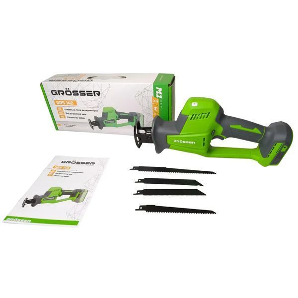 Купити Пила шабельна акумуляторна GROSSER GRS 140 (20В/каркас) в Україні у Tools Store