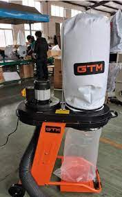 Качественный стружкоотсос GTM FM100E (FM100E): 550 Вт, об.х.х. 2850 об/мин, 65 л мешок для стружки 17895 фото