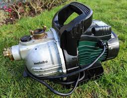 Купити Потужний садовий поверхневий насос Metabo P 3300 G : 900 Вт, 3300 л/год, подача 45 м, тиск 4.5 бар (600963000) в Україні у Tools Store