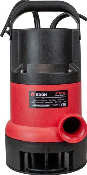 Дренажный насос EDON Q750/35 Q750/35 фото