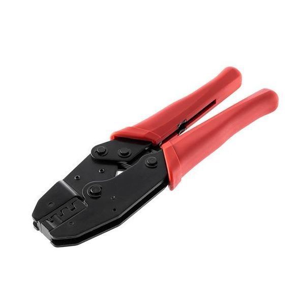 Клещи для обжима контактов с храповым механизмом (0,5 - 1/1,5 - 2,5/4 - 6мм) INTERTOOL HT-7050 HT-7050 фото