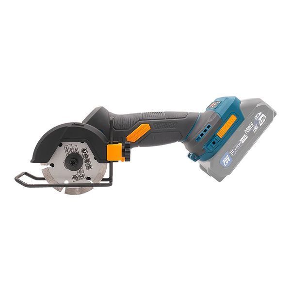 Шлифмашина угловая аккумуляторная PROFI-TEC PWS390 007952 (1акум.20В 2Ач/зарядный/кейс/76мм) 007952 фото