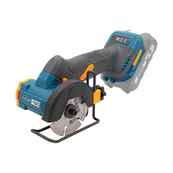 Шлифмашина угловая аккумуляторная PROFI-TEC PWS390 007952 (1акум.20В 2Ач/зарядный/кейс/76мм) 007952 фото