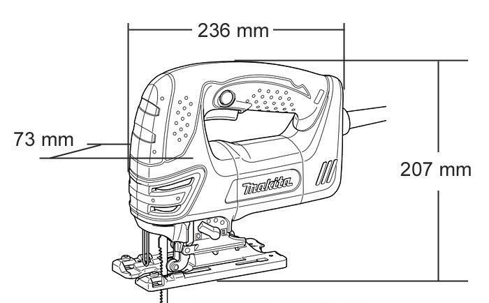 Электролобзик Makita 4350CT 1553 фото