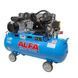 Ремінний компресор AL-FA ALC100-2/230V (100 л, 3,8 кВт, 660 л/хв) - фото товару 2561893870
