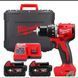 Шурупокрут акумуляторний MILWAUKEE M18 BLPDRC-402C (2акум.18В 4Аг/зарядний/кейс/60Нм) - фото товару 4933492824