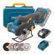 Шлифмашина угловая аккумуляторная PROFI-TEC PWS390 007952 (1акум.20В 2Ач/зарядный/кейс/76мм) - фото товара 007952