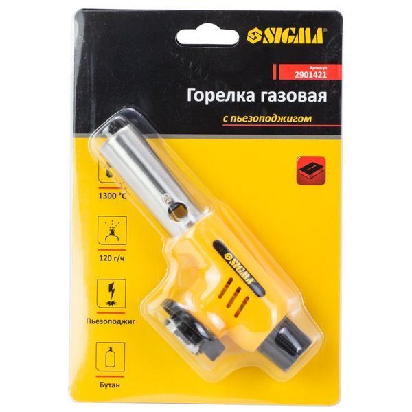 Купити Пальник газовий цанговий SIGMA 2901421 в Україні у Tools Store