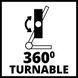 Прожектор Einhell TС-CL 18/1800 Li - Solo : з АКБ 18 V 2.5Ah - фото товару 4514115 4512097