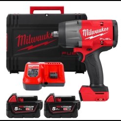 Гайковерт высокомоментный аккумуляторный MILWAUKEE 1/2" M18 FHIW2F12-502X, 2034Нм: с АКБ 18V 2шт-5 Ah+ЗП, кейс 4933492783 фото