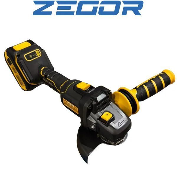 Купити Шліфмашина кутова акумуляторна ZEGOR AGTG-21BL-125 (1акум. 21В 4Aг/зарядний/кейс) в Україні у Tools Store