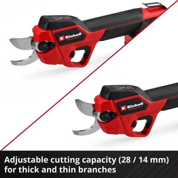 Секатор аккумуляторный бесщеточный Einhell GP-LS 18/28 Li BL-Solo (2.5а и зарядка) 3408320 4512097 фото