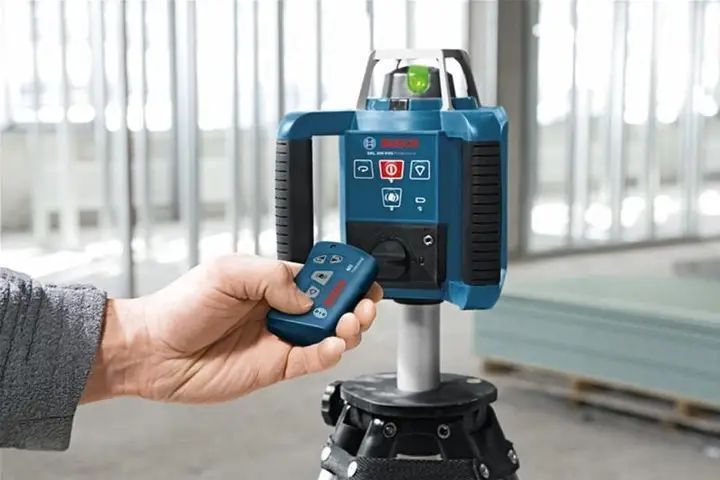 Профессиональный ротационный лазерный нивелир BOSCH GRL 300 HVG Professional: зеленый луч, кейс 0601061700 фото
