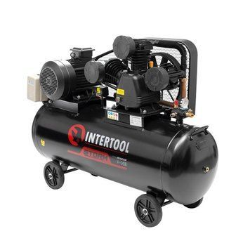 Купити Компресор INTERTOOL PT-0040, 200 л, 7,5 кВт, 380 В, 8 атм, 1050 л/хв. 3 циліндра в Україні у Tools Store