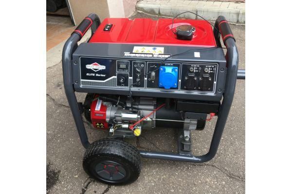 Професійний генератор бензиновий (електрогенератор) Briggs and Stratton Elite 8500EA : 8.5 кВт бензогенератор для дому 30722 фото