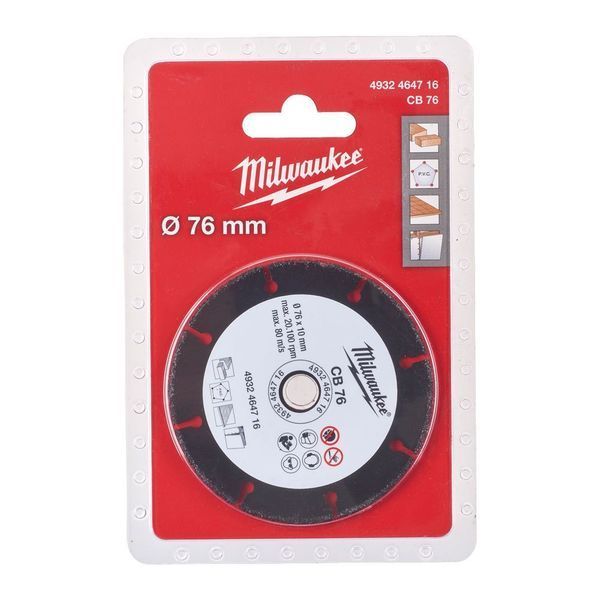 Купити Диск відрізний універсальний 76*10мм MILWAUKEE 4932464716 в Україні у Tools Store
