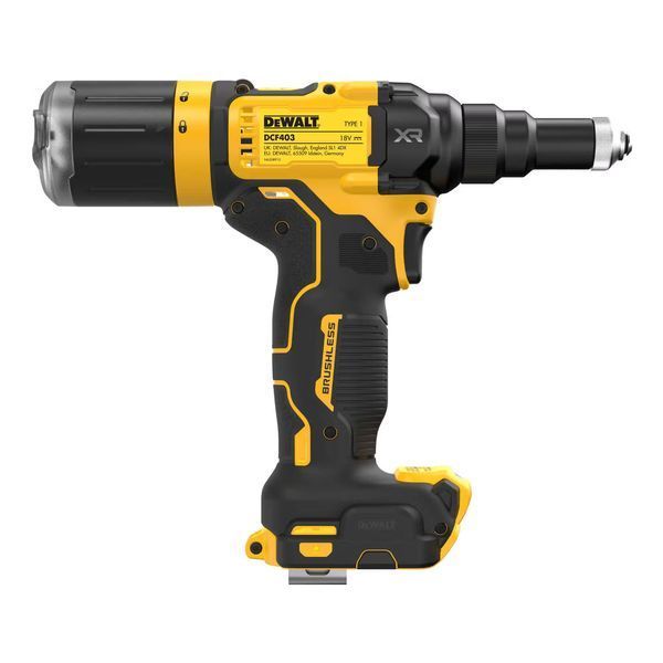 Купити Заклепочник акумуляторний DEWALT DCF403NT (18В/каркас/кейс) в Україні у Tools Store