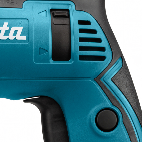 Профессиональная дрель электрическая ударная (электродриль) MAKITA HP 1640 : 680 Вт, 1.5-13 мм сверло, 2 кг HP1640 фото