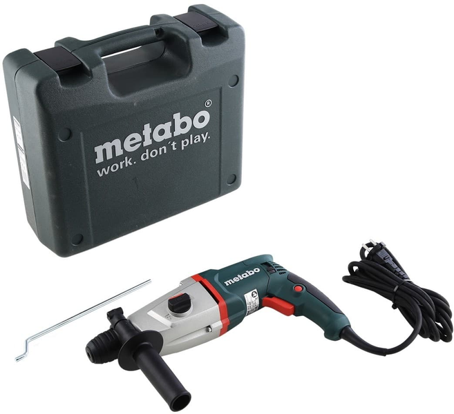 Купити Професійний ударний електричний прямий перфоратор Metabo KHE 2644 : 800 Вт, 2.3 Дж перфоратор для дому (606157000) в Україні у Tools Store