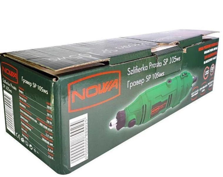 Гравер электрический (бормашина) с насадками NOWA SP 105ws &ndash; 250 Вт многофункциональный инструмент SP 105ws фото