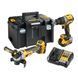 Набор аккумуляторных DEWALT DCK2026P2T (DCD805/DCG405/2акум.18В 5Ач/зарядный/кейс) - фото товара DCK2026P2T