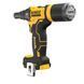 Заклепочник акумуляторний DEWALT DCF403NT (18В/каркас/кейс) - фото товару DCF403NT