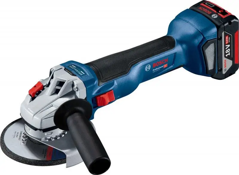 Купити Шліфмашина кутова акумуляторна BOSCH GWS 180 LI (1акум.18В 4Аг/зарядний/кейс) в Україні у Tools Store