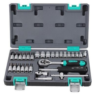 Профессиональный набор ручного инструмента Stels 29шт. усиленный кейс, набор ключей для авто и дома 14100 14100 фото