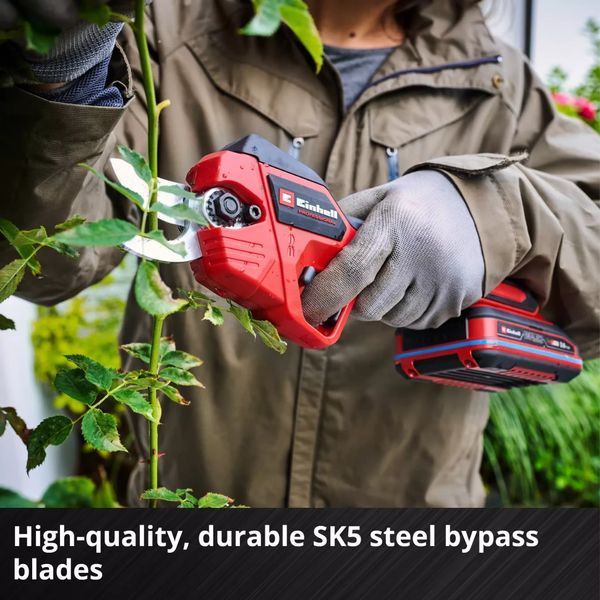 Секатор аккумуляторный бесщеточный телескопический Einhell GP-LS 18/28 Li T BL-Solo (18В/каркас) 3408330 фото